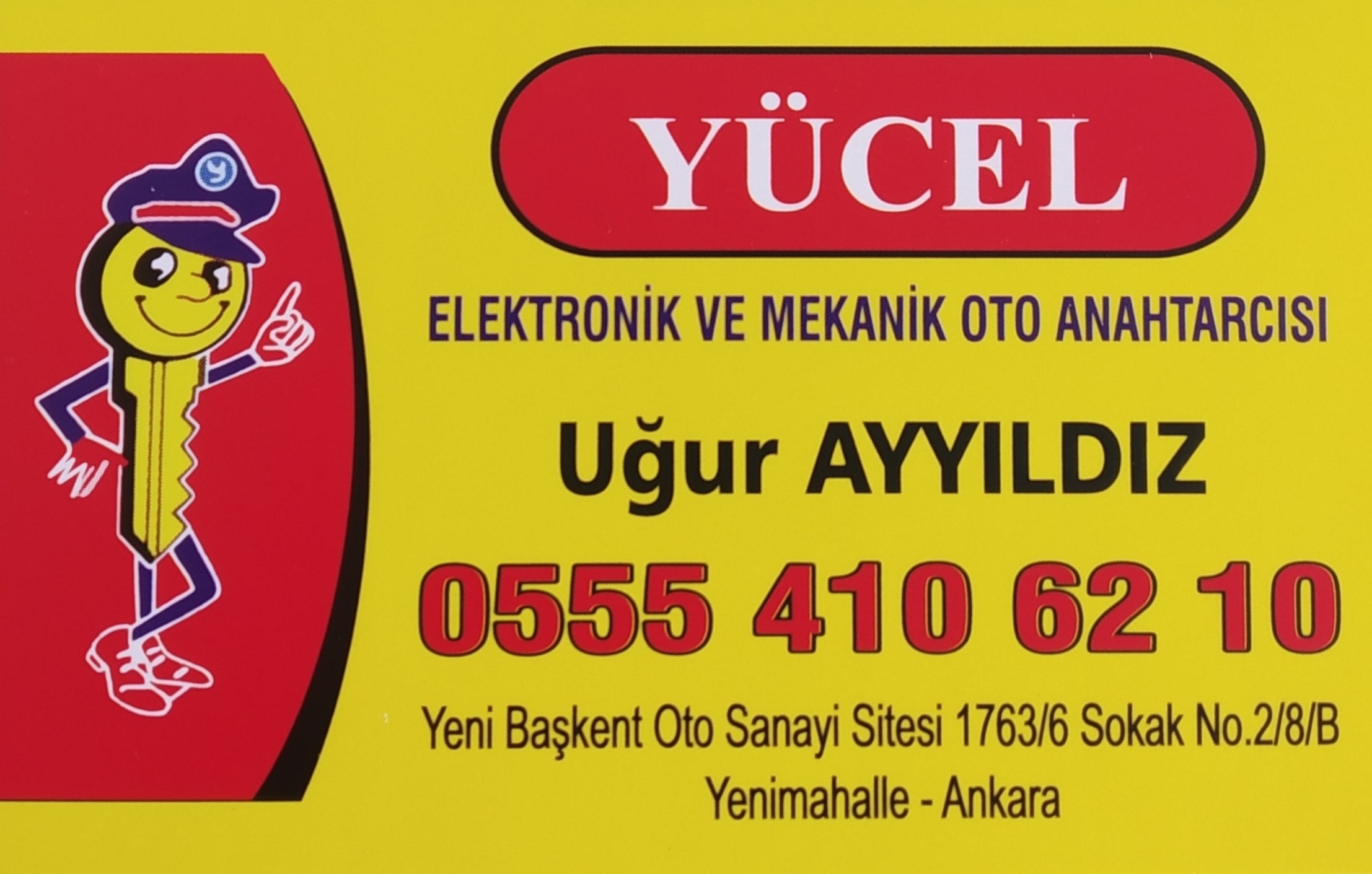 Yücel Oto Anahtar Ankara
