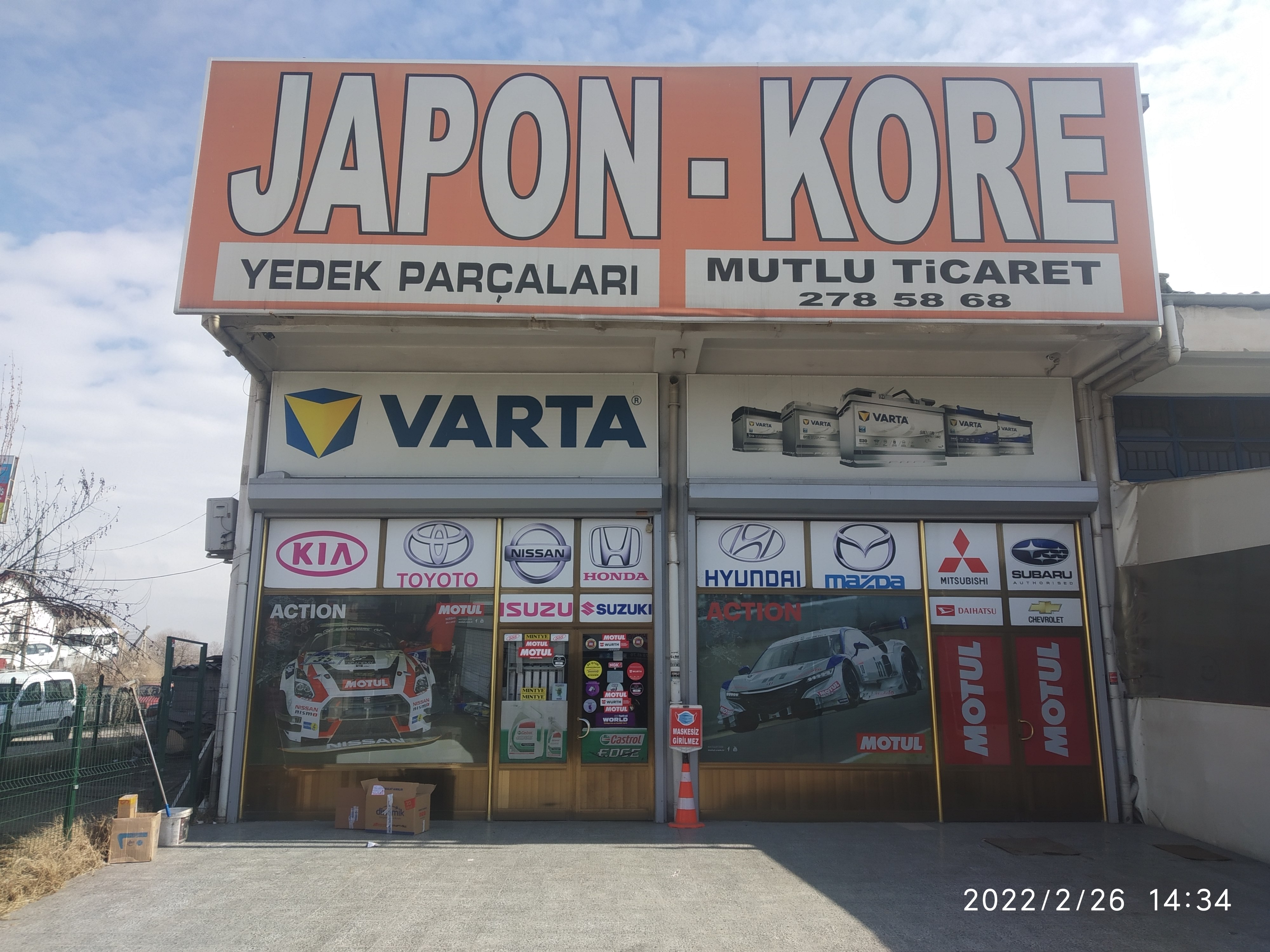 Mutlu Ticaret Japon Kore Yedek Parça Ankara