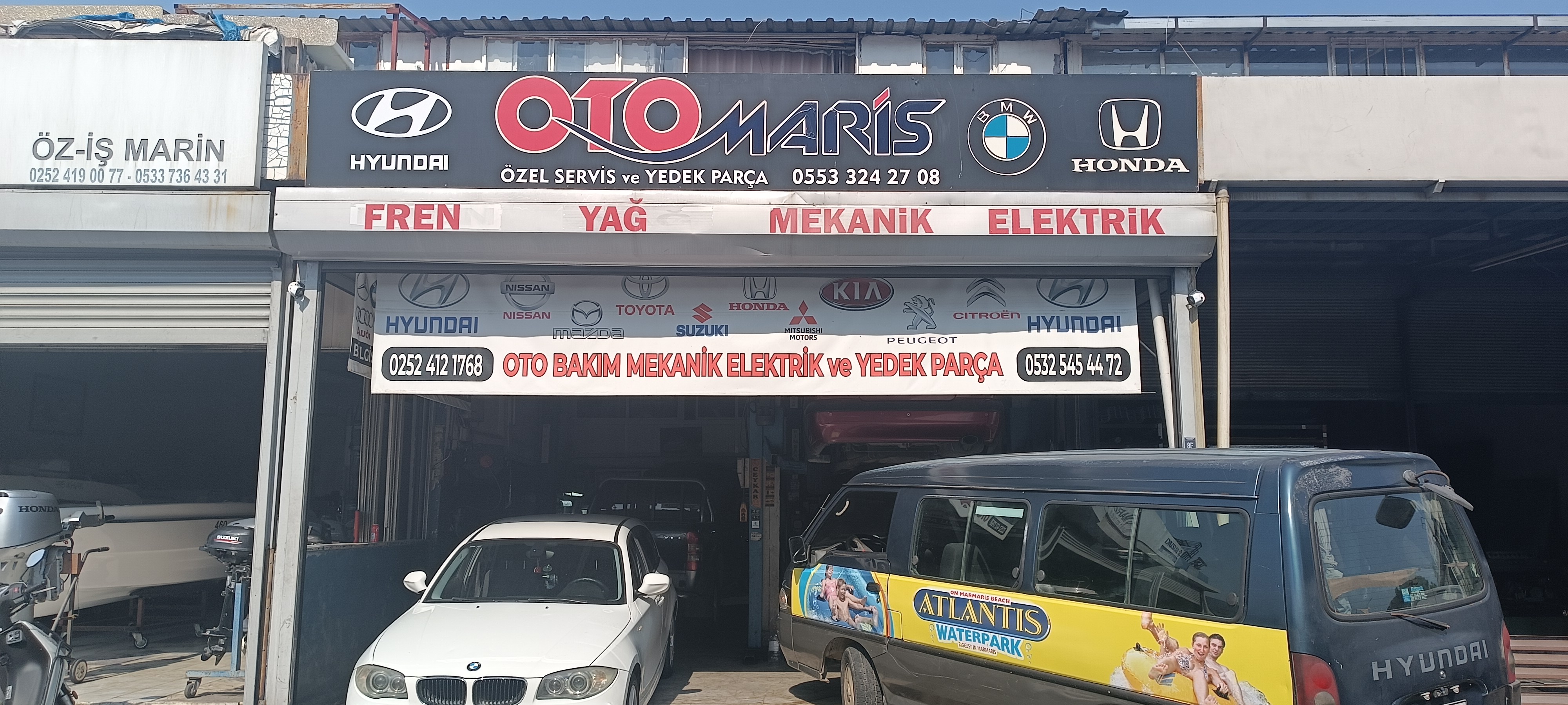 Oto Maris Japon Kore Honda Özel Servis Marmaris